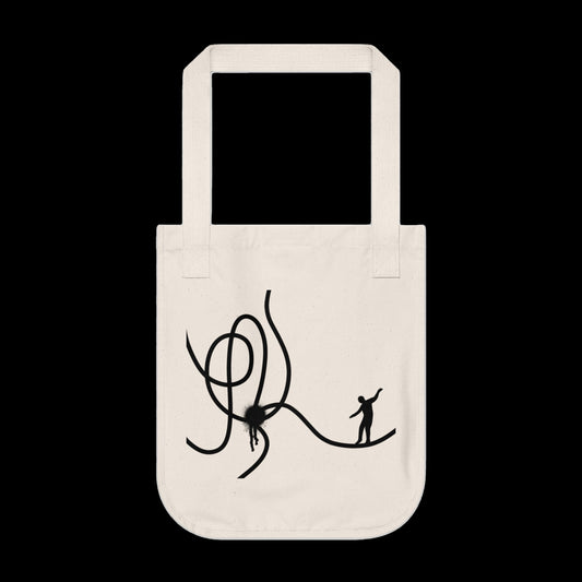 Tightrope Tote Bag